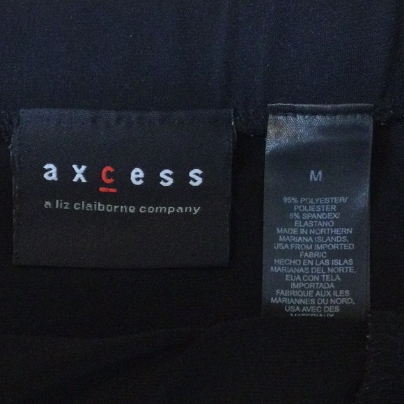 M Axcess black A-line panel stretch skirt - Picture 10 of 12